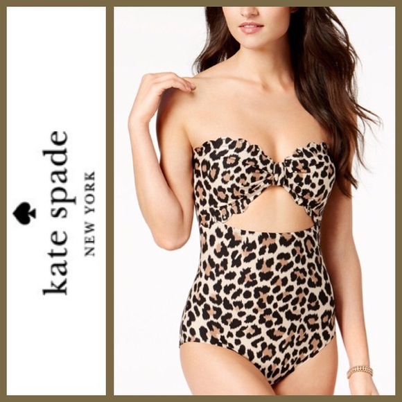 kate spade leopard swimsuit